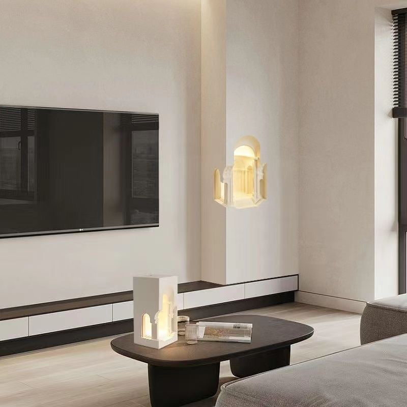 Mini Plaster Classical World In the Wall (Wall Lamp)