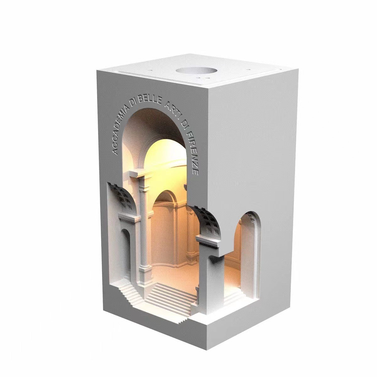 Mini Plaster Classical World In the Wall (Wall Lamp)