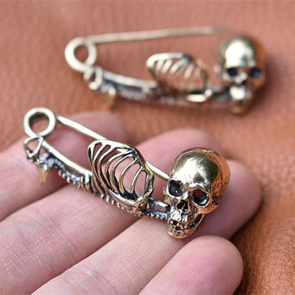 Skeleton Brooch - Gothic accessory