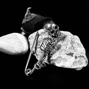 Skeleton Brooch - Gothic accessory