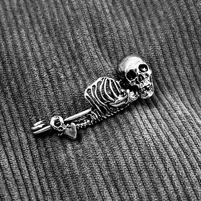 Skeleton Brooch - Gothic accessory