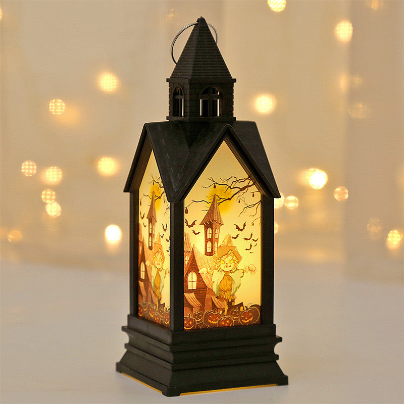 Mini Halloween Electric Candle House
