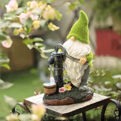 White Beard Gnome Wizard
