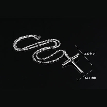🔥LAST DAY 65% - ✝️Nail Cross Necklace