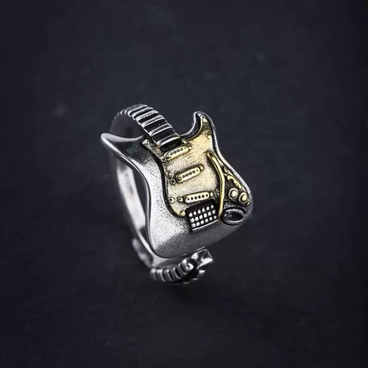 🎸Vintage Electric Guitar Ring