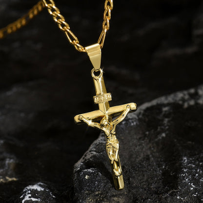 🙌Grace 2026 - 18K Gold Classic Jesus Crucifix Necklace