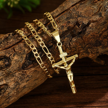 🙌Grace 2026 - 18K Gold Classic Jesus Crucifix Necklace