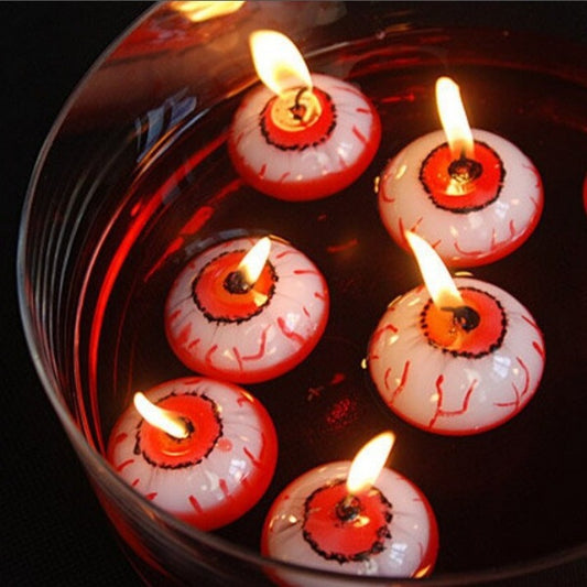 Halloween Scary Eyeball Candles (6 pcs)