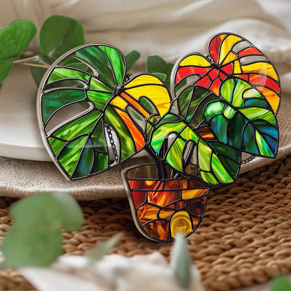 🌼Potted Plant Colorful Window Decor
