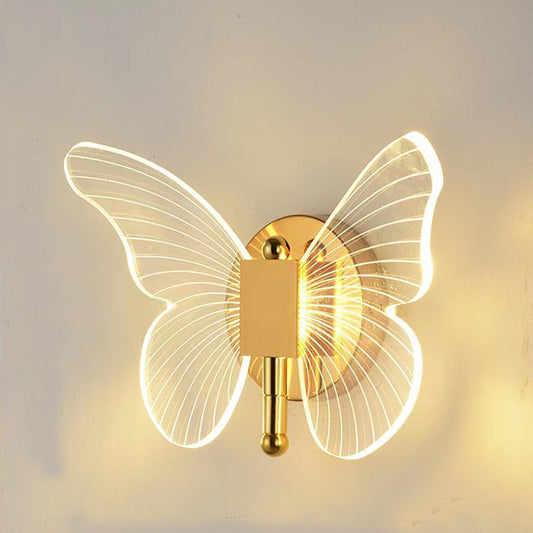 Transparent Paper Art Wall Lamp