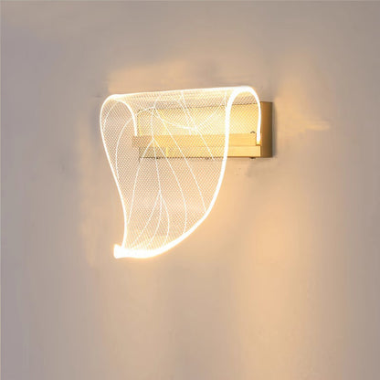 Transparent Paper Art Wall Lamp