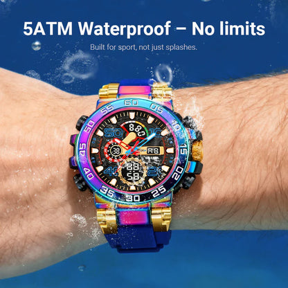 ⌚MULTIFUNCTION WATCH - Waterproof, Luminous & Digital Display