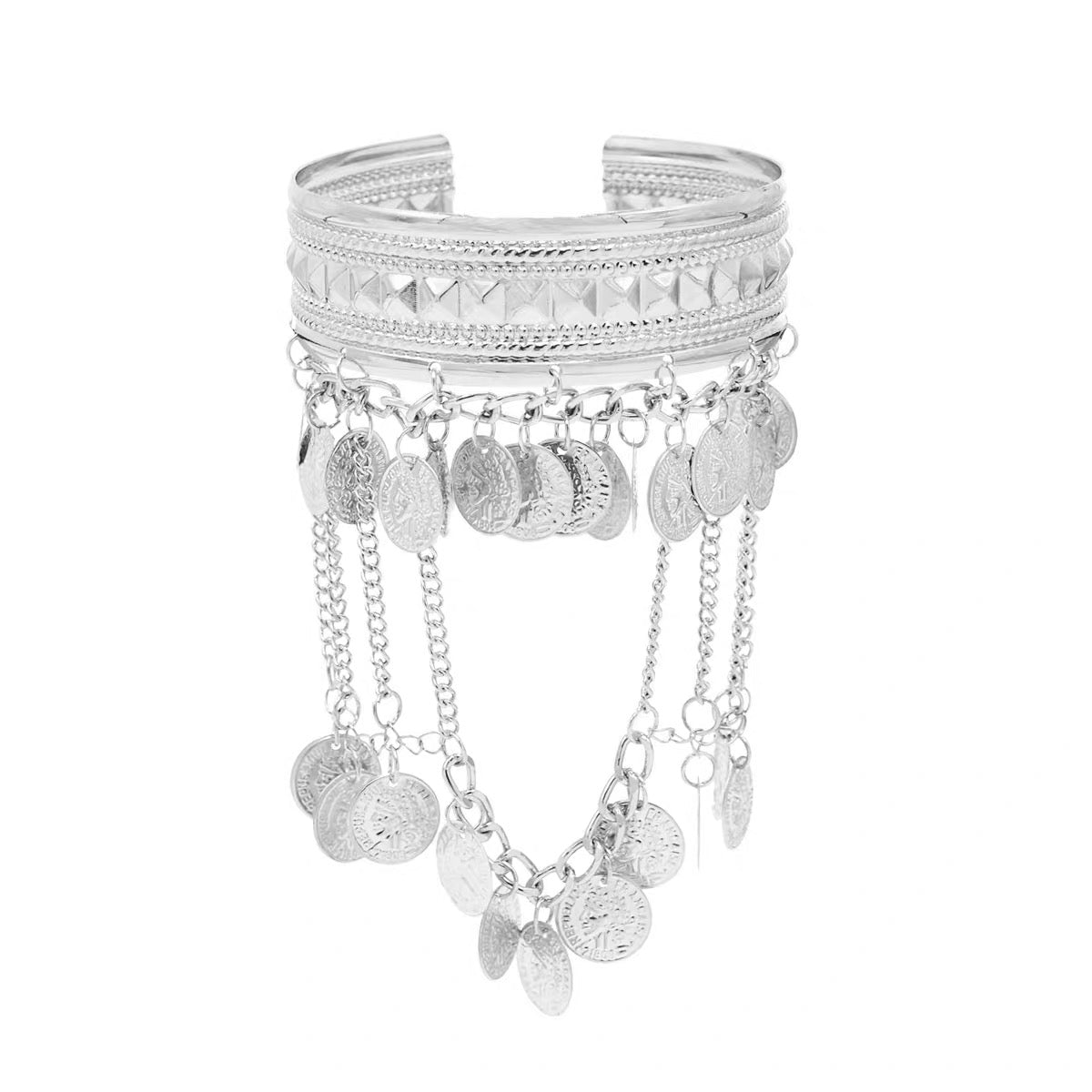 2 Pieces Metal Armband Arm Chain  for Women