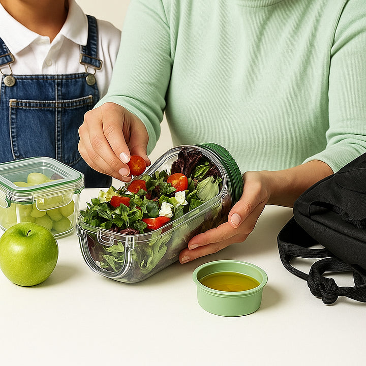 Vertical Layering Salad Pod