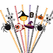 Halloween Eco-friendly Paper Straw (6pcs)