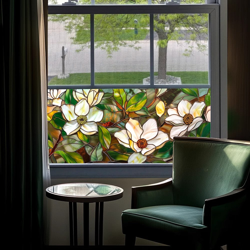 🌸Flower Static Glass Sticker