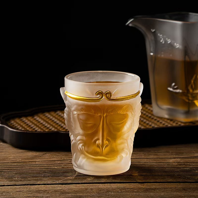 Monkey King Glass Cup