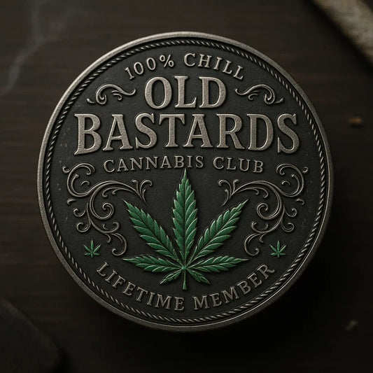 "Old Bastards Cannabis Club" Collector's Coin
