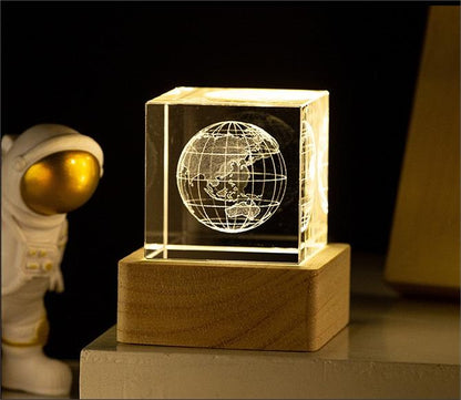 Space Crystal Cube Romance Gift