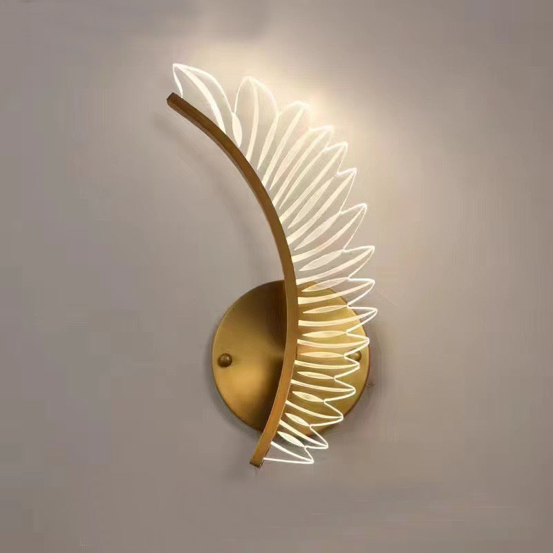 Transparent Paper Art Wall Lamp