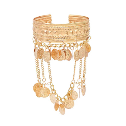 2 Pieces Metal Armband Arm Chain  for Women