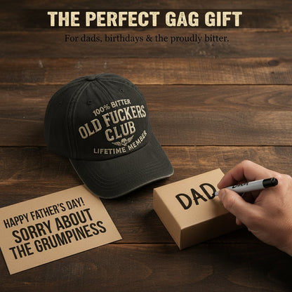 🎄Last Day 🧢Old Fuckers Club-Vintage Baseball Cap🎁Free Gifts