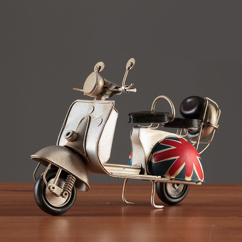 English Flag Motorcycle Model