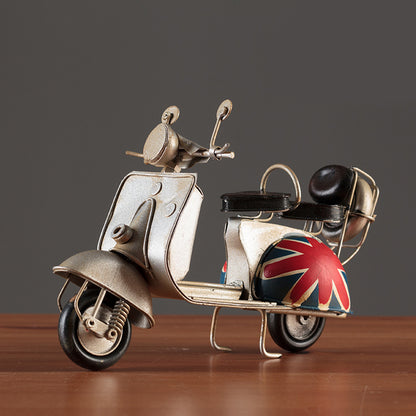 English Flag Motorcycle Model