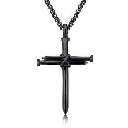 🔥LAST DAY 65% - ✝️Nail Cross Necklace