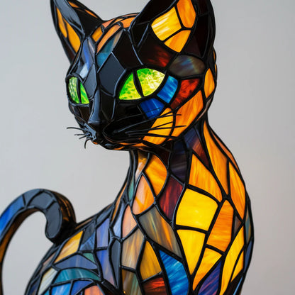 Graceful Feline Cat Lamp