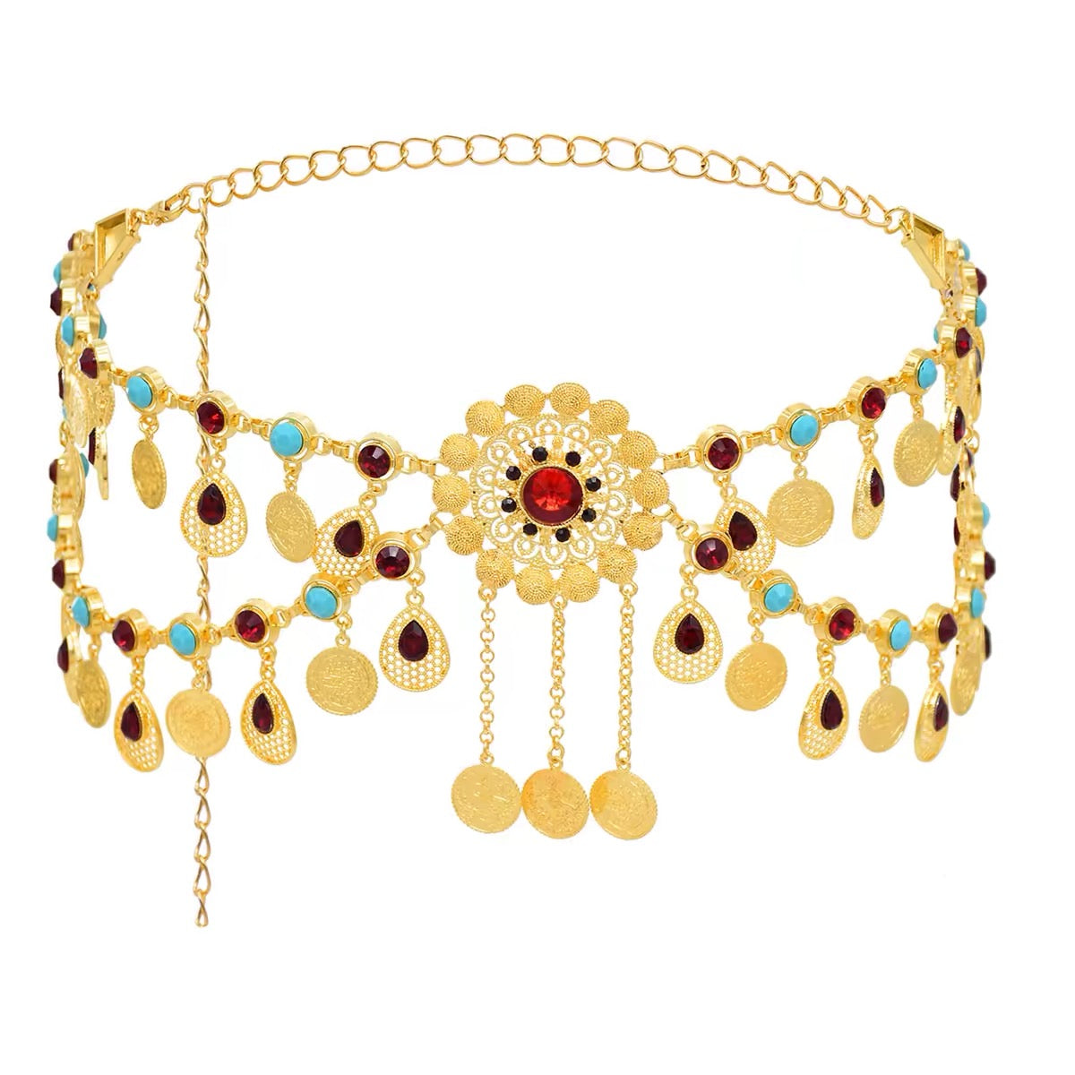 Exquisite Metal Chain Belt Golden/Silver Color Exotic Style