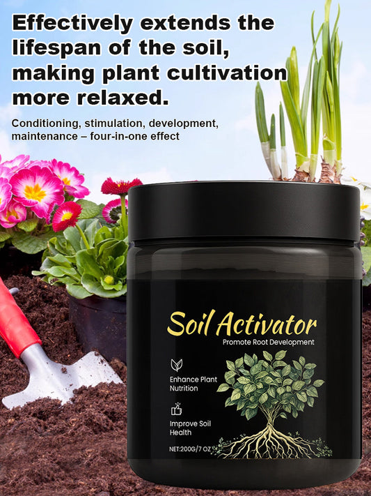 🌿🌻Premium Garden Soil Energizer - Faster Root Development & Growth 🧪 Concentrated Bio-Formula