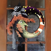 Moon Witch - Halloween Door Decoration