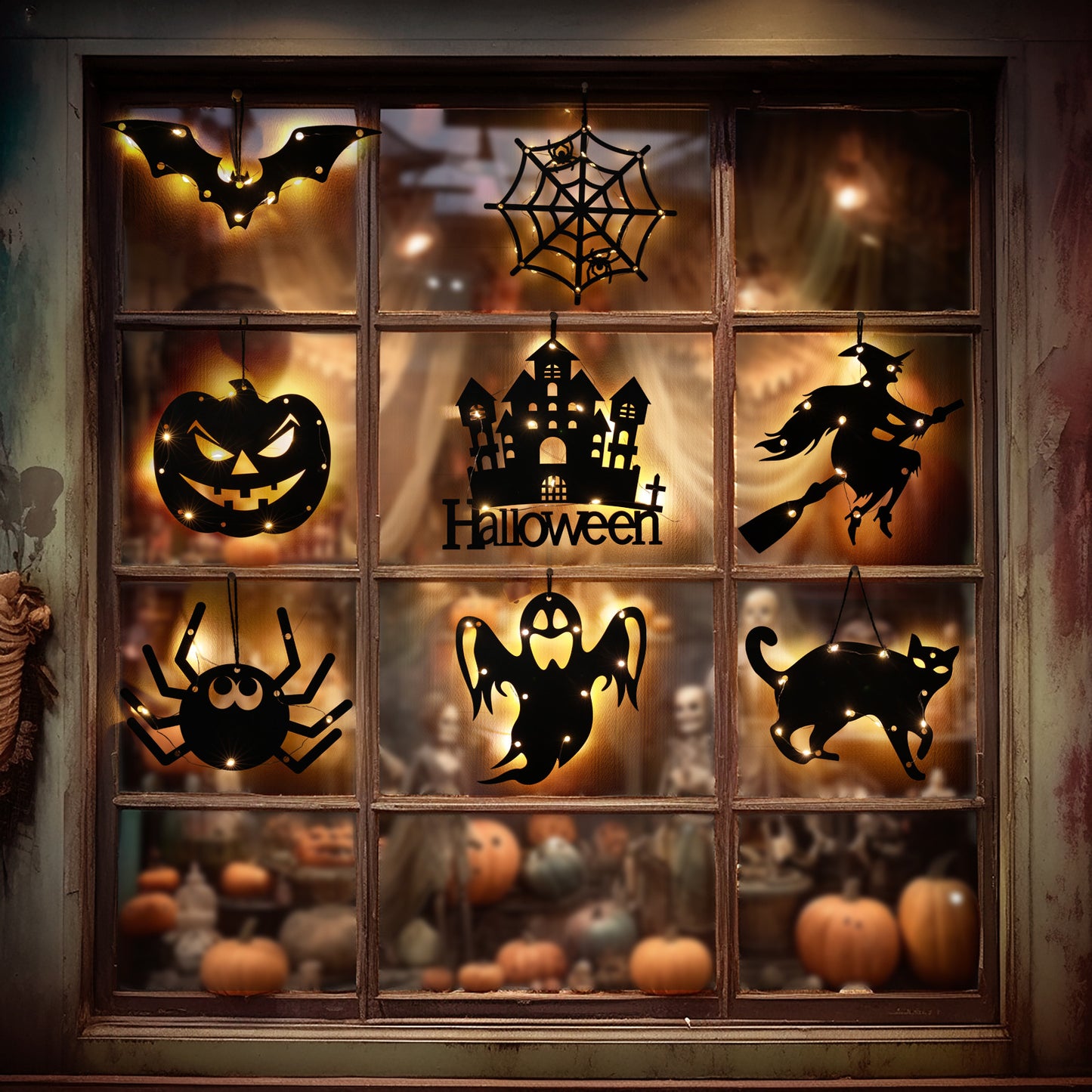 Halloween Window Shadow