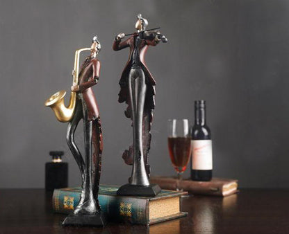 Musician Decorative Sculpture Gentle and Elegant Statue