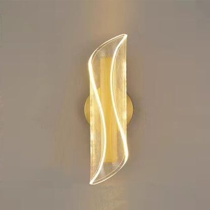 Transparent Paper Art Wall Lamp
