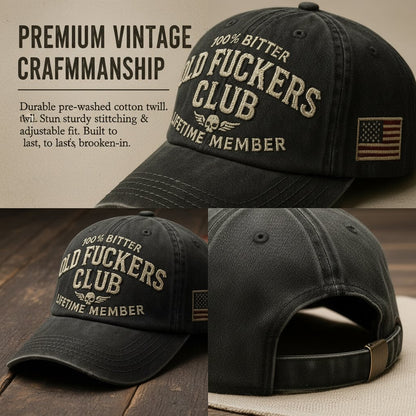 🎄Last Day 🧢Old Fuckers Club-Vintage Baseball Cap🎁Free Gifts