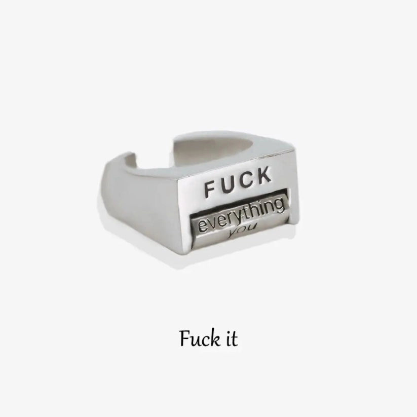 🖕F*ck Everything Spinning Ring❤️