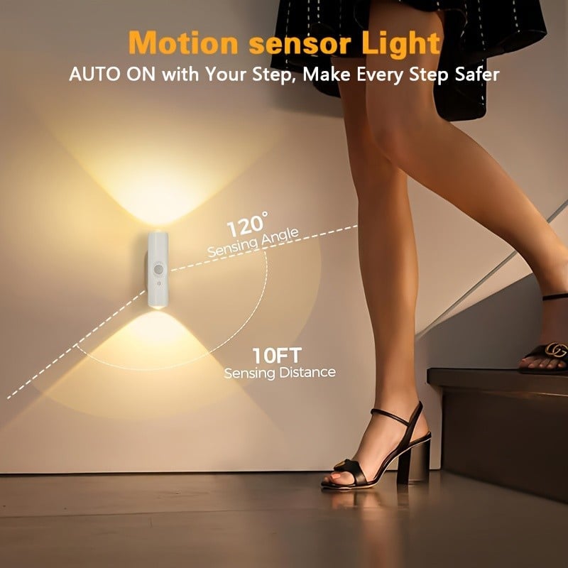 🌈Rechargeable Smart LED Motion Sensor Ambient Light