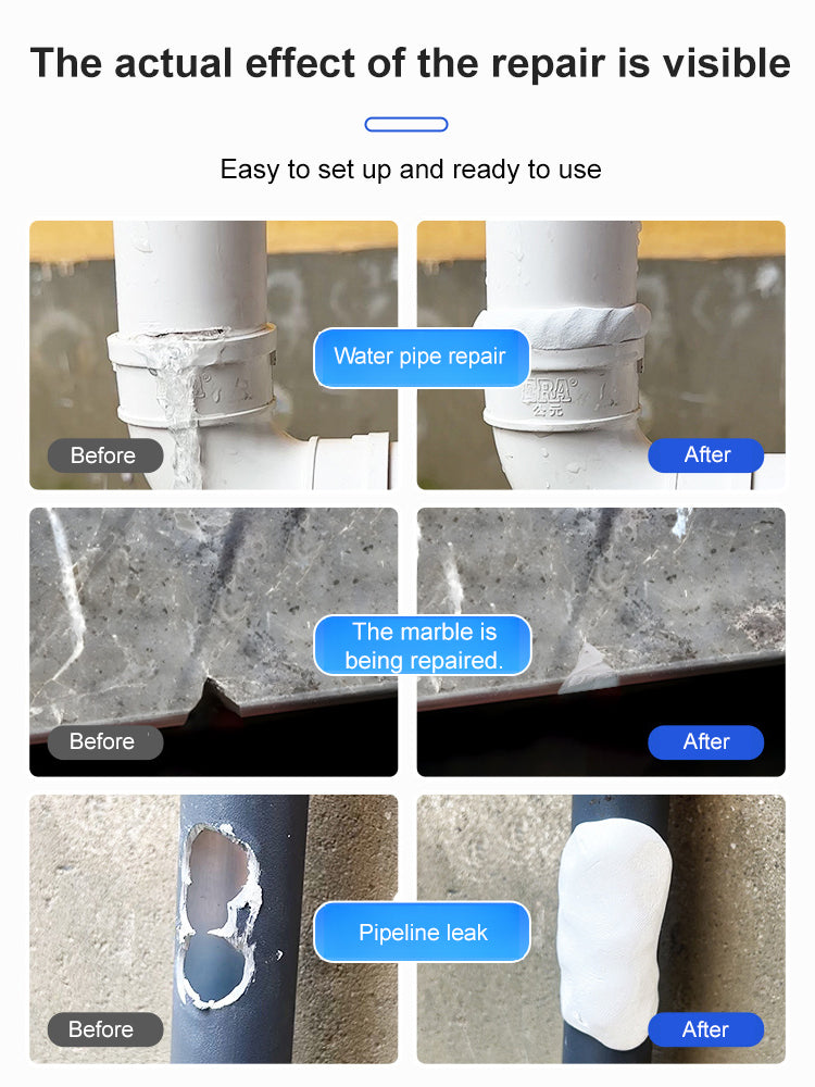 [Pipe Freezing and Crack Buster] Leak-proof/🍄Solidifying Iron Adhesive