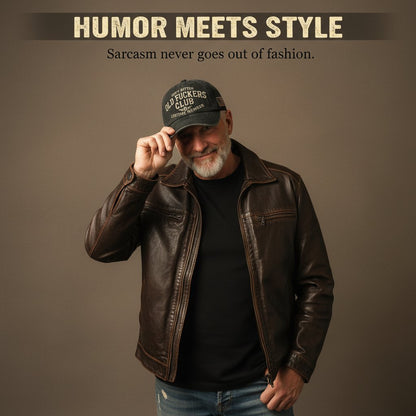 🎄Last Day 🧢Old Fuckers Club-Vintage Baseball Cap🎁Free Gifts