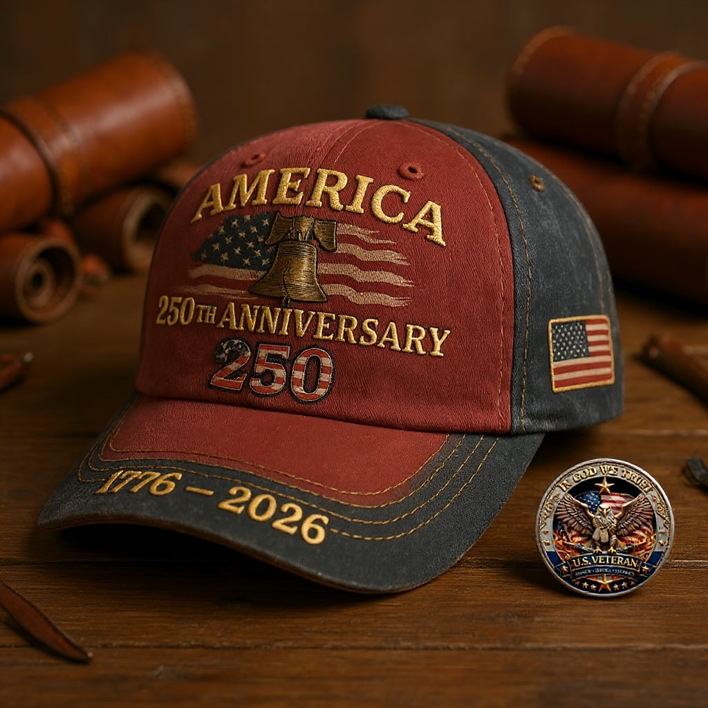 🔥United States 250th Anniversary Cap- 🎁Free Commemorative Gift🎁