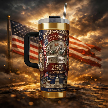 🔥U.S. 250th Anniversary Commemorative Travel Tumbler (1776-2026)