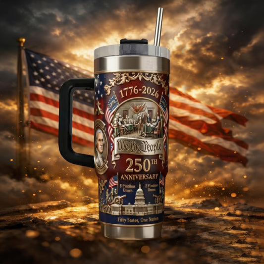 🔥Last Day 40% Off- 🦅U.S. 250th Anniversary Commemorative Travel Tumbler (1776-2026)