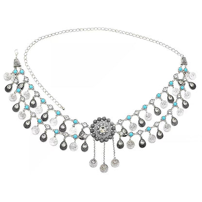 Exquisite Metal Chain Belt Golden/Silver Color Exotic Style