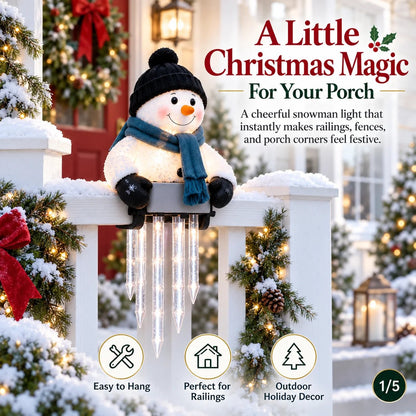 ✨🎄LAST DAY 50% OFF - ☃️WinterGlow Snowman Icicle Light Decor
