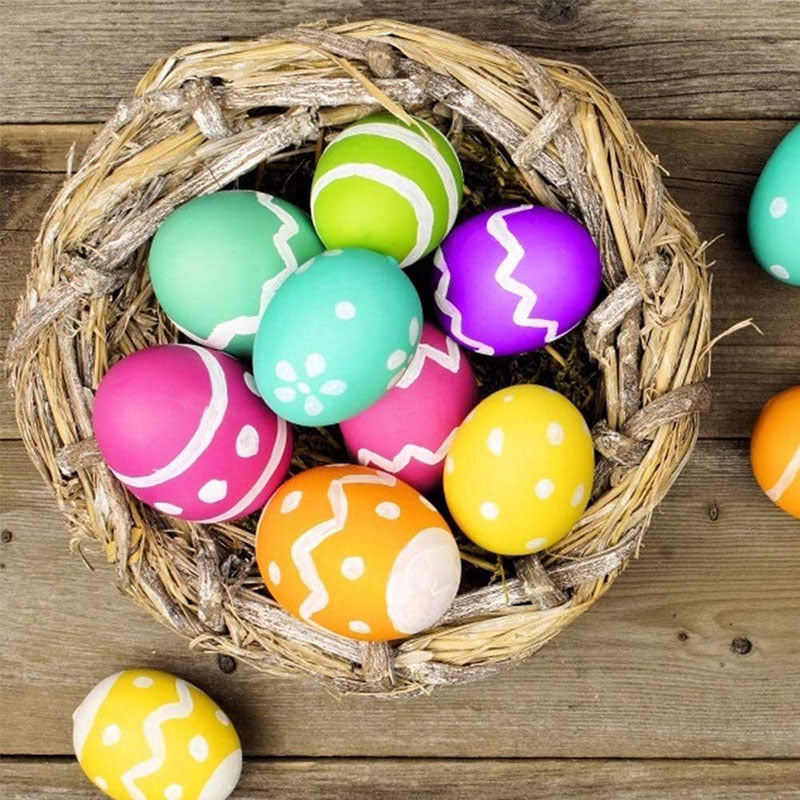 Wood Easter Eggs DIY Painting
