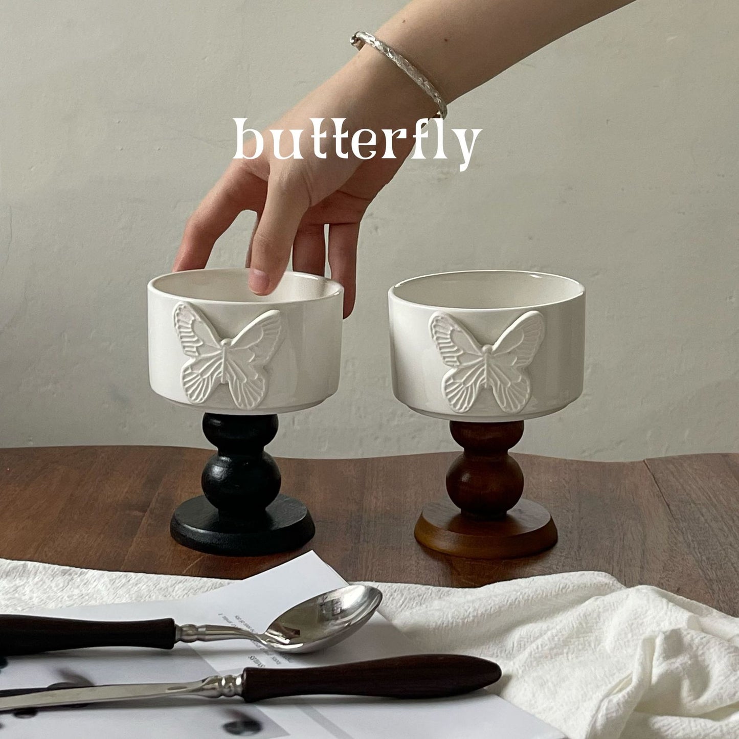 Article Butterfly Cup / Candle Holder