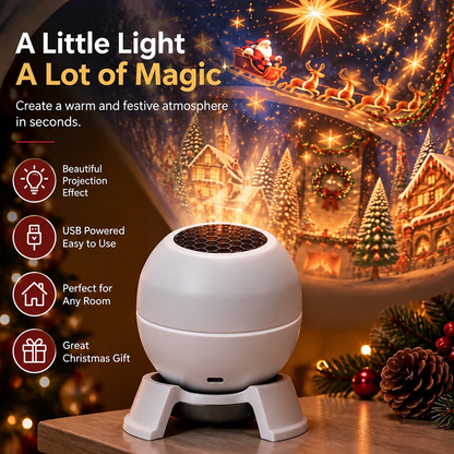 🎄🎁LAST DAY 55% OFF - ❄️Turn Any Room Into a Christmas Wonderland – Holiday Projection Night Light