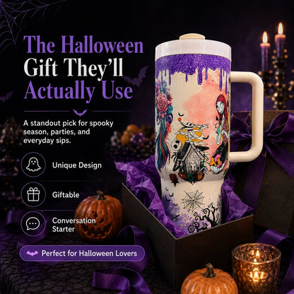 💀✨ Glow-In-The-Dark Skeleton Tumbler